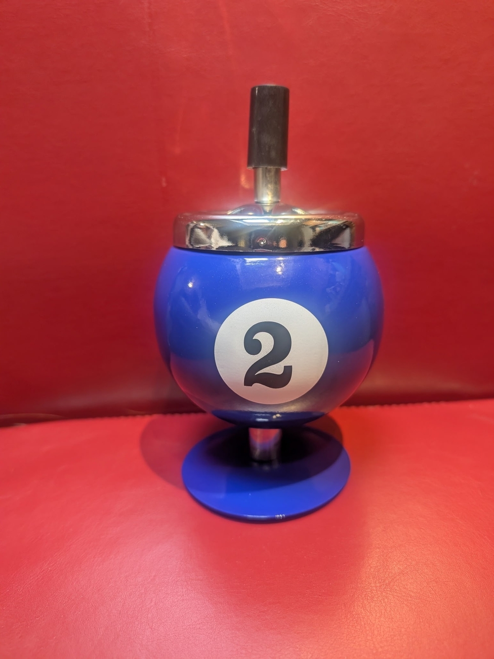 Set of two- 2 Ball & 8 Ball Ashtrays